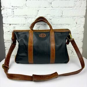 Vintage Ted Glimer Handmade Leather Medical Bag